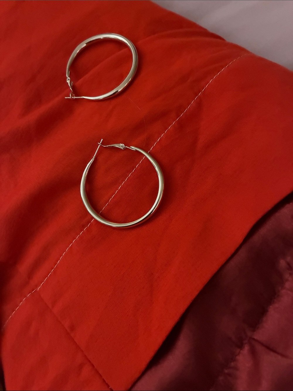 Classic Silver Hoop Earrings - Elegant Women’s Jewelry